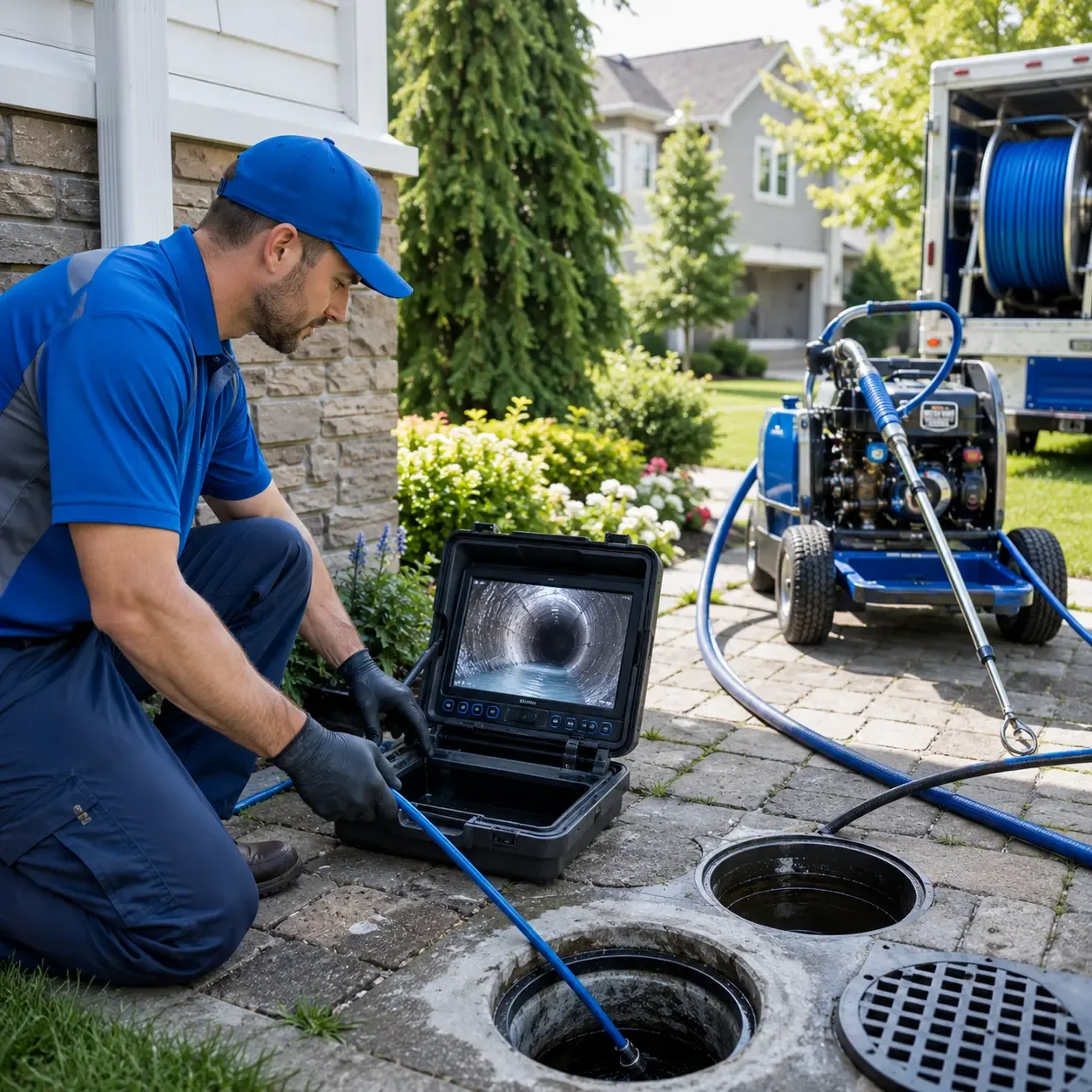 Outdoor drain cleaning professionals serving Blue Grass, VA